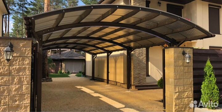 Навес для дачи