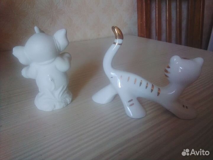 Котик для колец и слоник