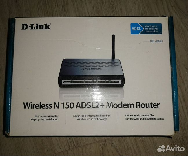 Модем Wireless N 150 adsl2+ Modem Router