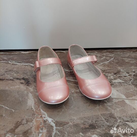 Туфли для девочки 30 размер розовые