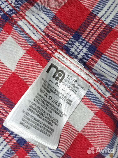 Рубашка на мальчика 86