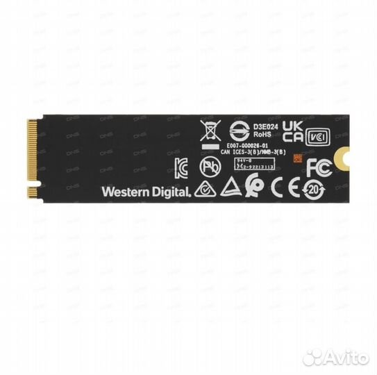 Диск m.2 nvme WD black sn770 1 Тб новые,гарантия