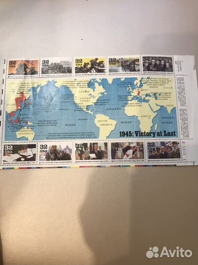Почтовые марки usa