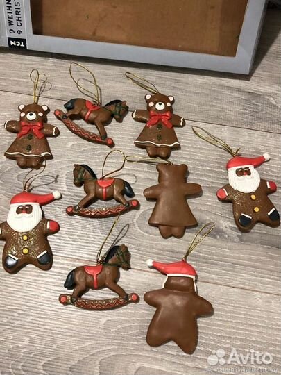 Новогодний винтажный набор Германия 