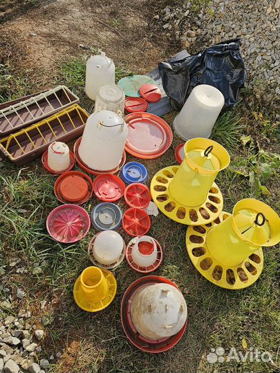 Кормушки и поилки для кур