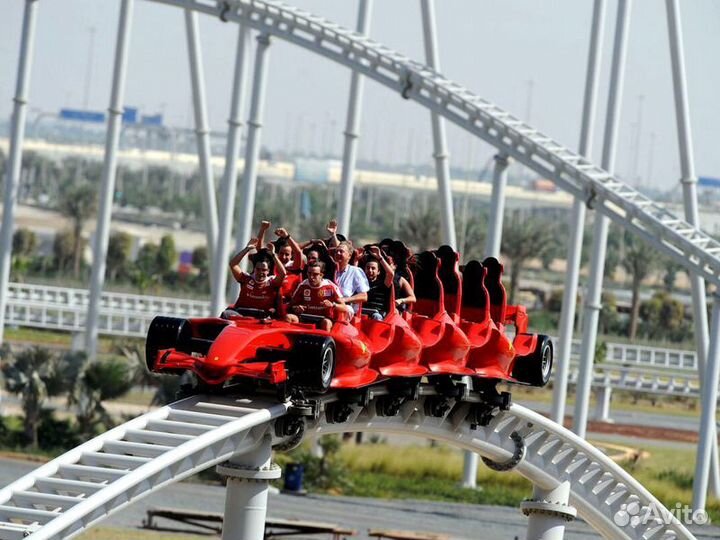 Дубай Топ-Экскурсия Билеты в парк Ferrari World с обедом