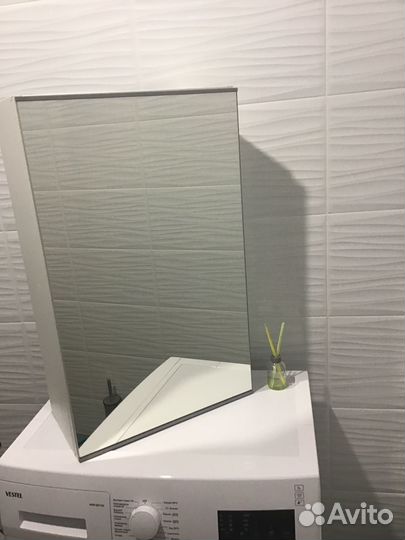 Шкафчик для ванной навесной с зеркалом IKEA
