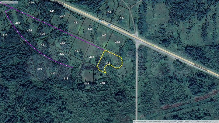 Участок 1,04 га (СНТ, ДНП)