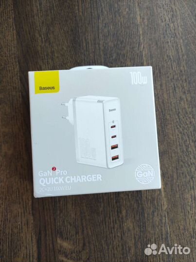 Зарядное устройство Baseus GaN 2 Pro 100w