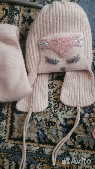 Шапка и снуд для девочки