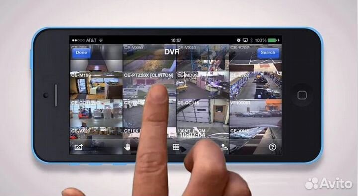 Комплект видеонаблюдения с микрофоном