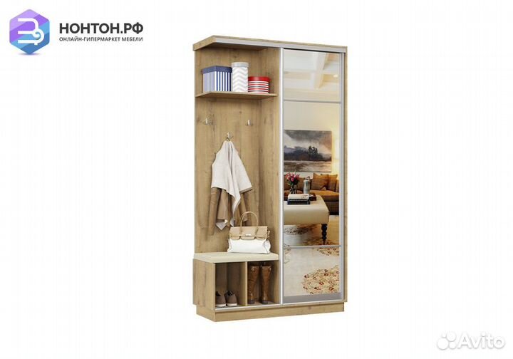 Прихожая-купе Эридан мини с сиденьем бунратти