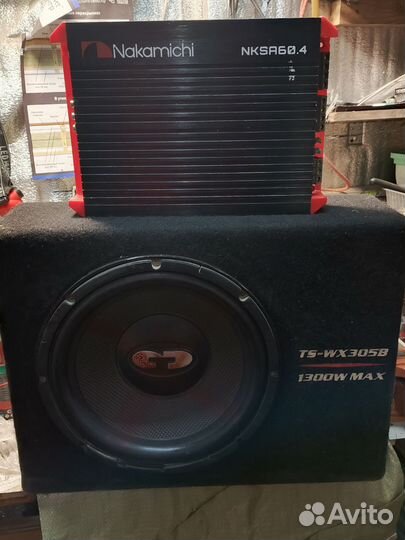 Сабвуфер и усилитель