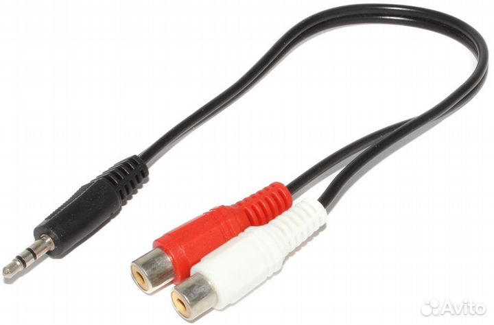 Кабель (переходник) Mini Jack 3.5 мм RCA Тюльпаны