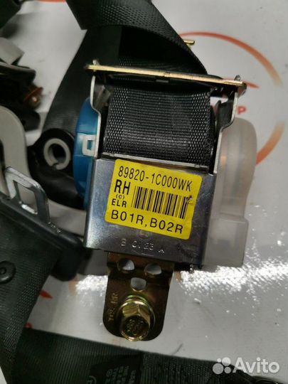 Ремень безопасности задний Hyundai Getz 1.4 G4EE