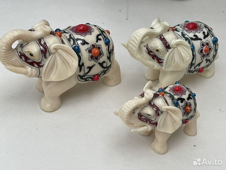 Фигурки Слоны, Жирафы, Попугай