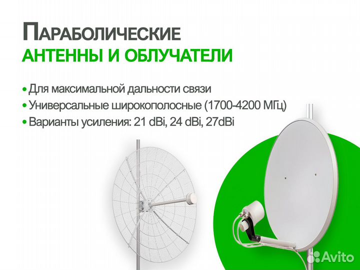 Антенны 4G mimo крокс. Оптом
