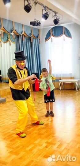 Артист, клоун, фокусы, цирковое шоу на праздник