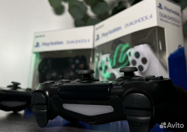 Джойстик для PS4 + кабель, Dualshock новый