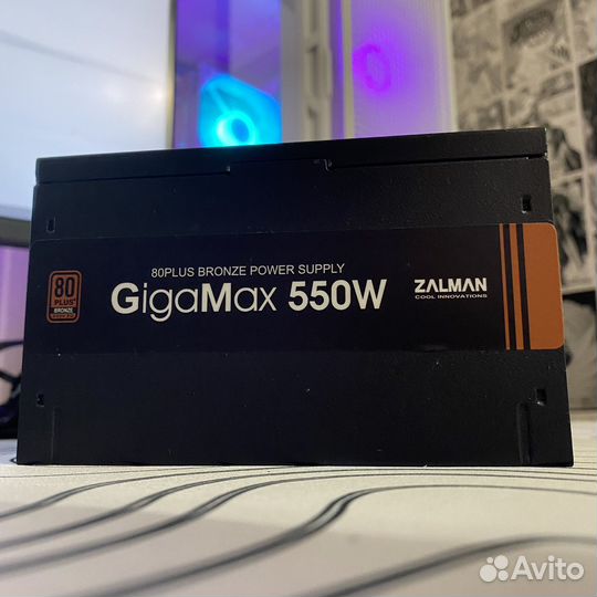 Блок питания Zalman Megamax 550w 80+ bronze