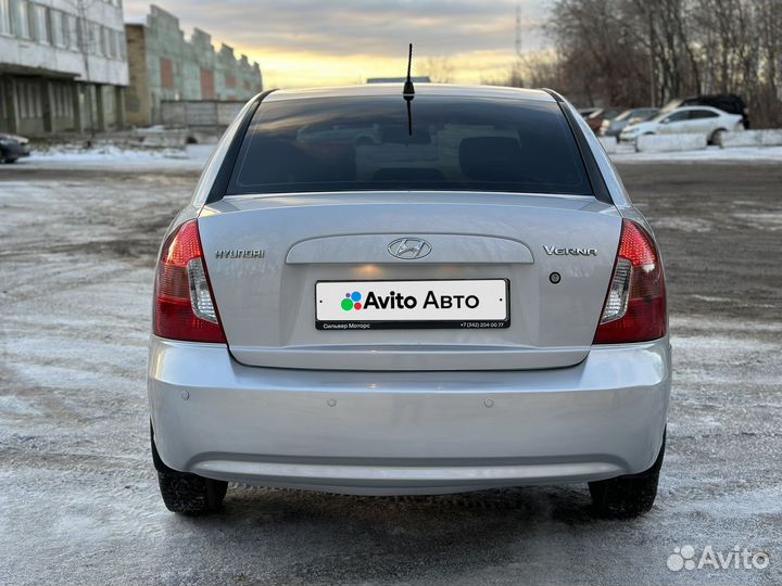 Hyundai Verna 1.4 AT, 2006, 198 000 км