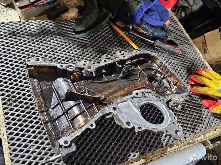 Крышка передняя цепи грм 1zzfe toyota