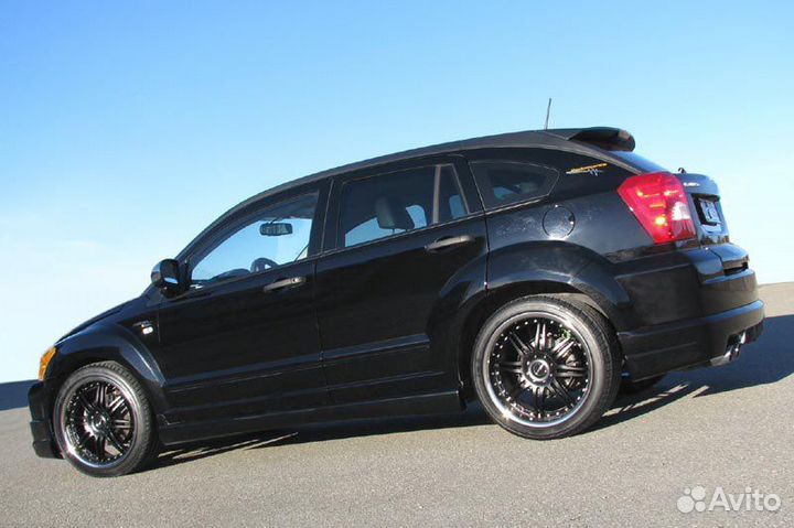 Накладки на пороги на Dodge caliber