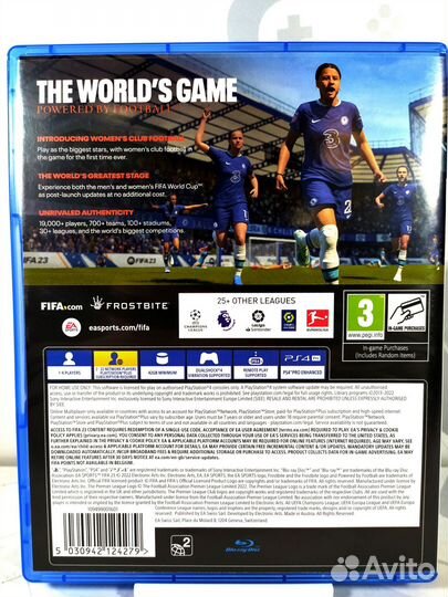 Диск для PS4 FIFA 23 (русская версия) б/у