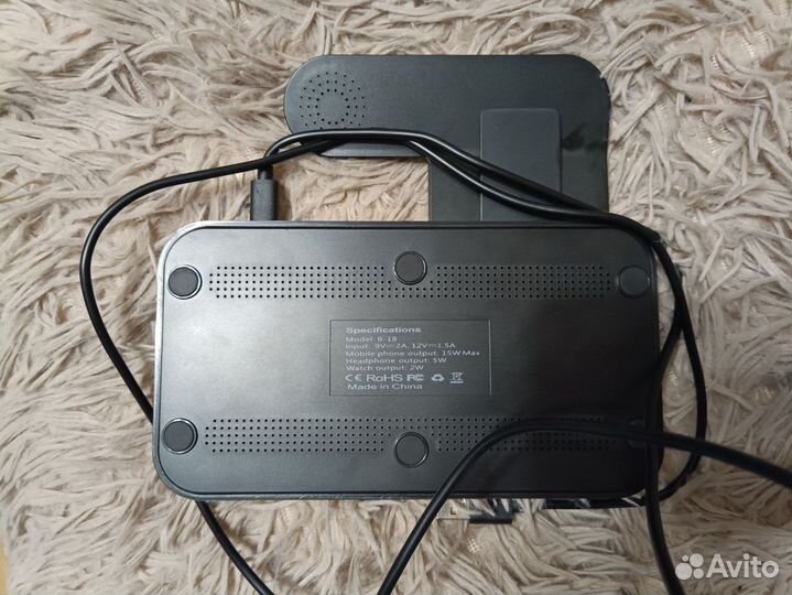 Беспроводная зарядная станция 3в1 сов-мая с Apple