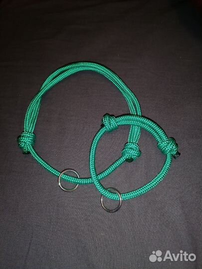 Ошейник полуудавка,ошейник шнурок,ошейник