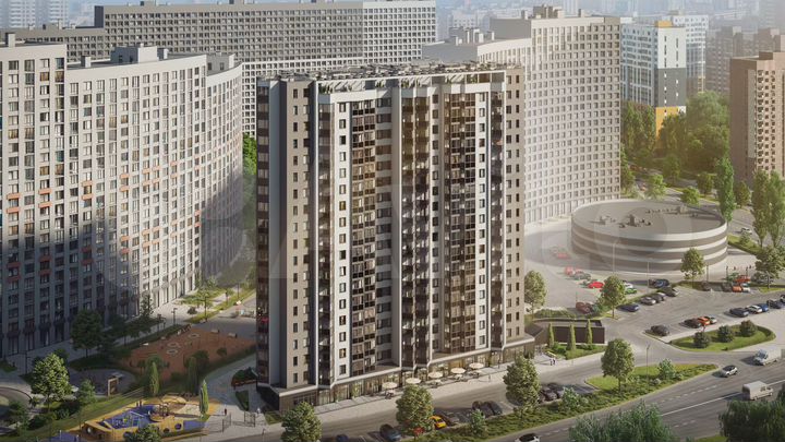 2-к. квартира, 50,6 м², 4/19 эт.