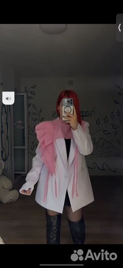 Манишка с воланами