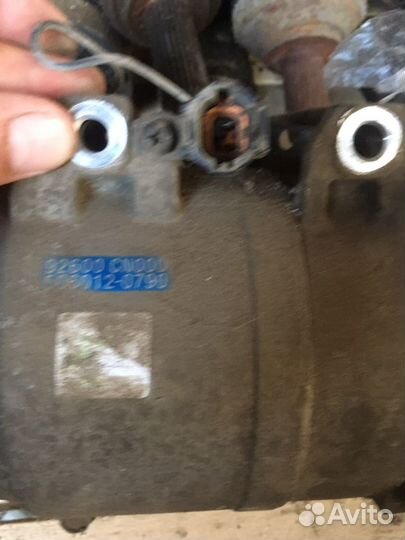 Компрессор кондиционера Ниссан.Авторазборка