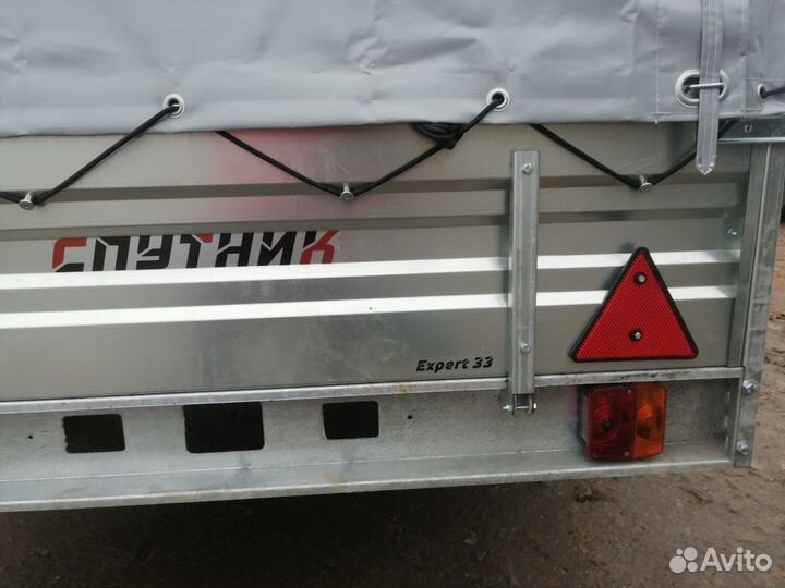 Прицеп Спутник Expert 2,2х1,3х0,33м оцинкованный