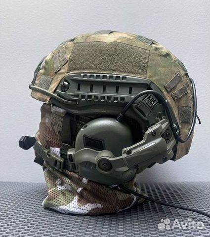 Тактический шлем бр2 в комплекте с наушниками объявление продам