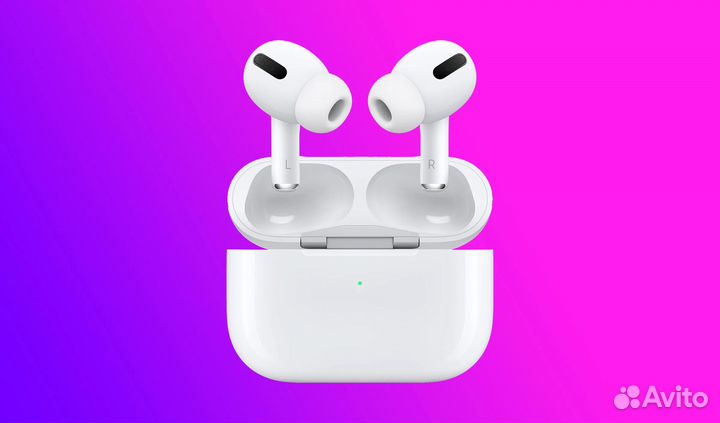 Airpods pro шумоподавление + чехол