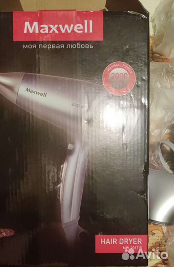 Фен для волос новый