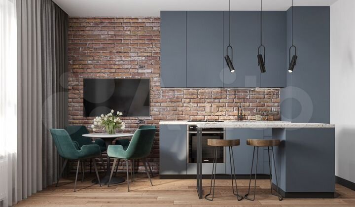 2-к. квартира, 55,8 м², 3/18 эт.