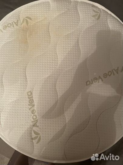 Матрас детский круглый в кроватку трансформер