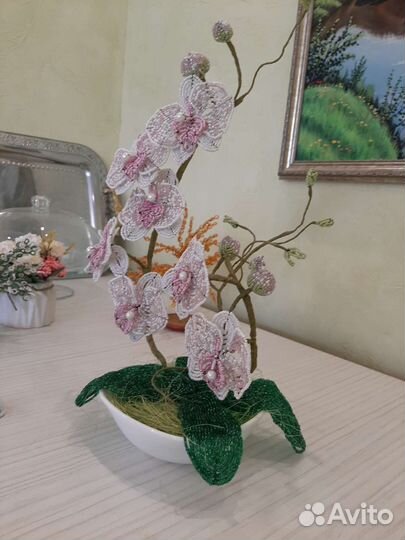 Орхидея из бисера