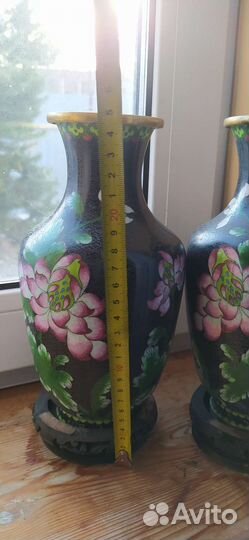 Ваза китай Клуазоне