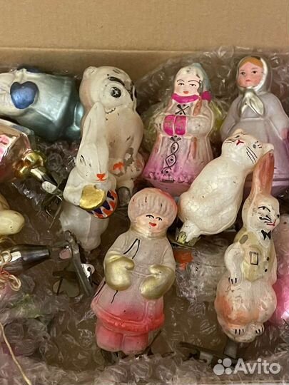 Елочные игрушки на прищепках