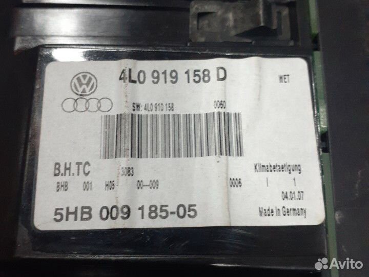 Блок управления климатом Audi Q7 4l