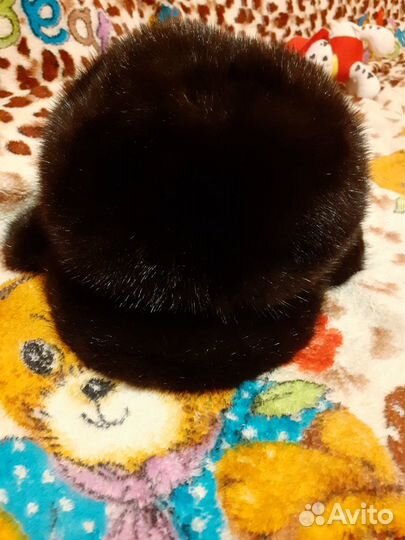 Норковая зимняя шапка