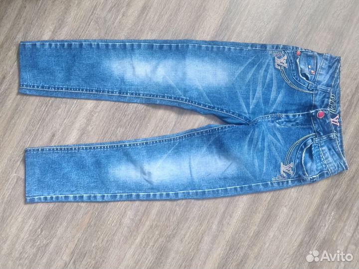 Джинсы на девочку 116