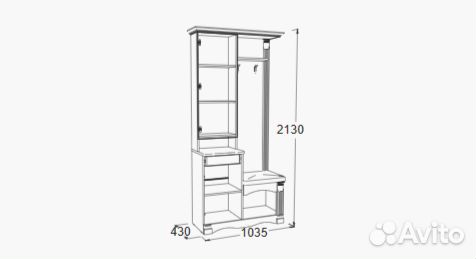 Прихожая с зеркалом / Саша 15