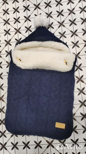 Конверт на выписку зимний вязанный