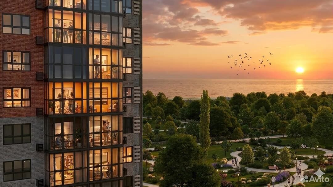 1-к. квартира, 40,7 м², 8/12 эт., Херсон