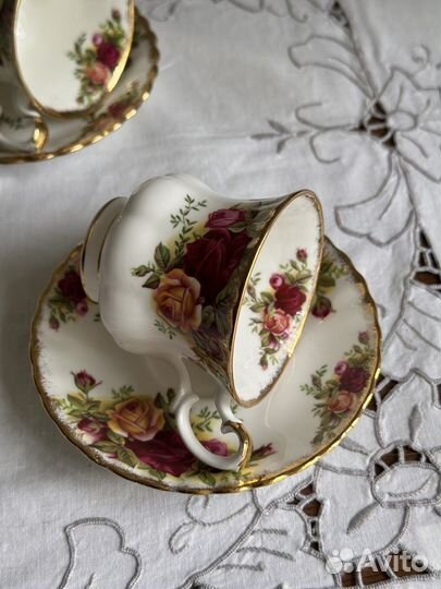 Винтажные кофейные пары от Royal Albert