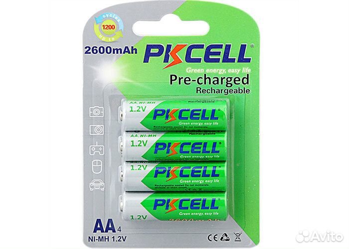 Аккумулятор pkcell NI-MH RTU AA2600-4B